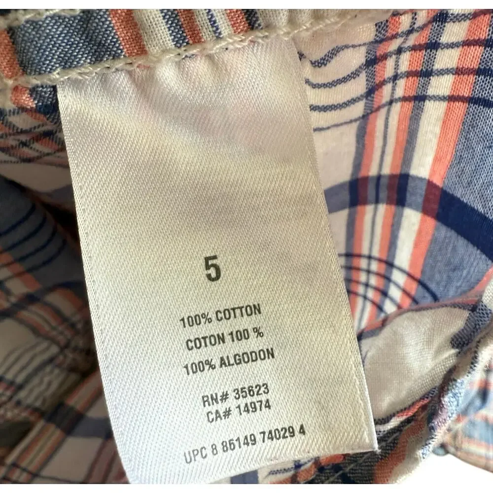 Carter's Boys‎ Long Sleeve Plaid Button-Up Shirt - Size 5